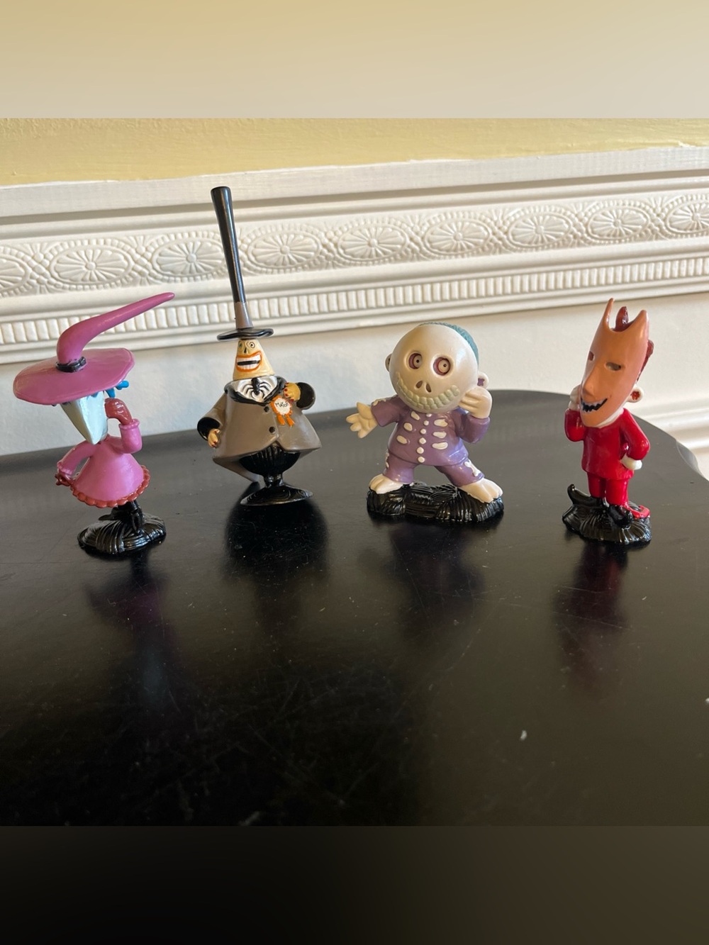 Vintage NEW Nightmare Before Christmas Lock, Shock, Barrel & Mayor figures set
